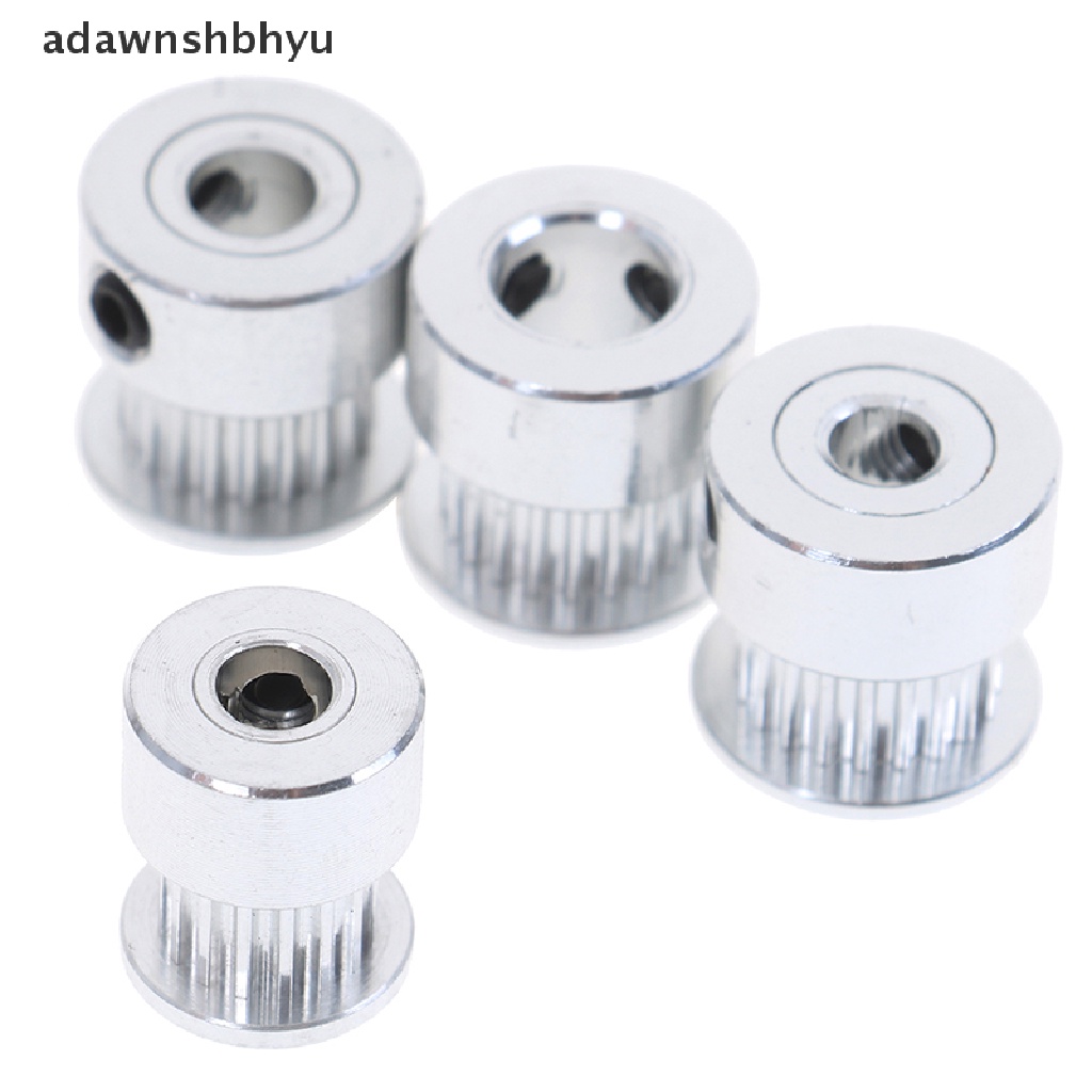 Adawnshbhyu 2Pcs 16T /20T GT2 Timing Pulley 5/6.35 /8mm Bore Untuk Belt Reprap 3D Printer Ppart