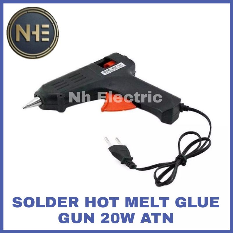 Alat Lem Tembak 20W Atn - Pistol Lem Tembak Atn - Hot Melt Glue Gun/Gan On/Off 20Watt Atn