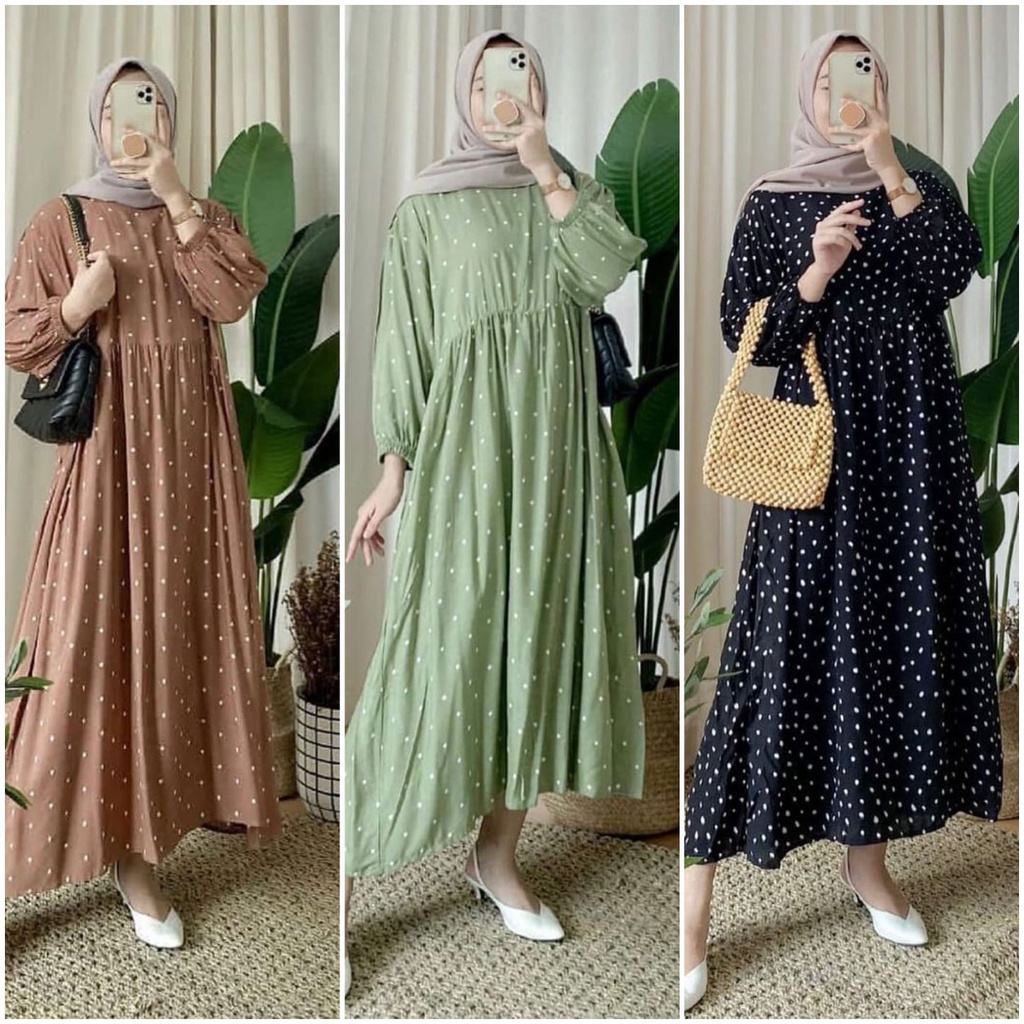 Midi dress /Dress Korean style /Midi Dress Muslim /Midi dress Rayon/ midi dress hitam/ Midi Dress Korea /Midi Dress motif / Mididress Wanita / Midi Dress kekininan / Midi dres wanita /Midi Dress Muslim / Dress wanita/ Dress muslim wanita/ MIDI DRESS RAYON