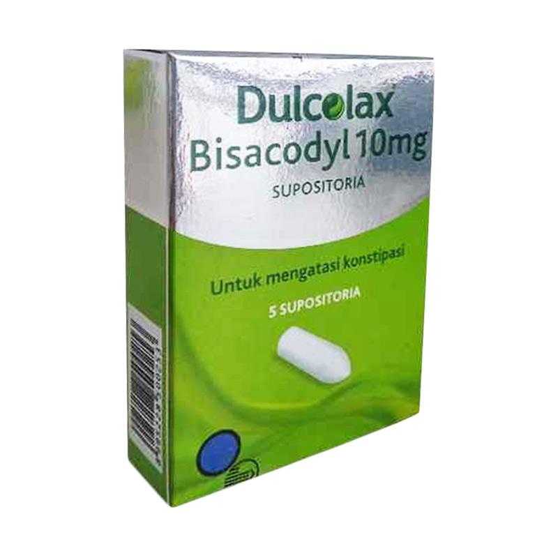 DULCOLAX SUPP 10MG Dewasa - TABLET SUPPO Lancarkan BAB Konstipasi Bisacodyl Bisacodil