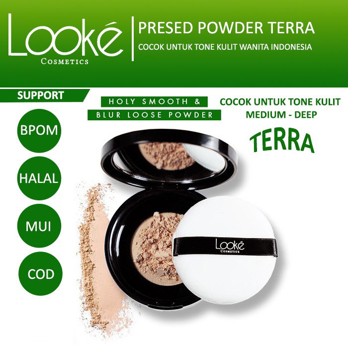 Looke Terra Cosmetics Holy Smooth &amp; Blur Loose Powder