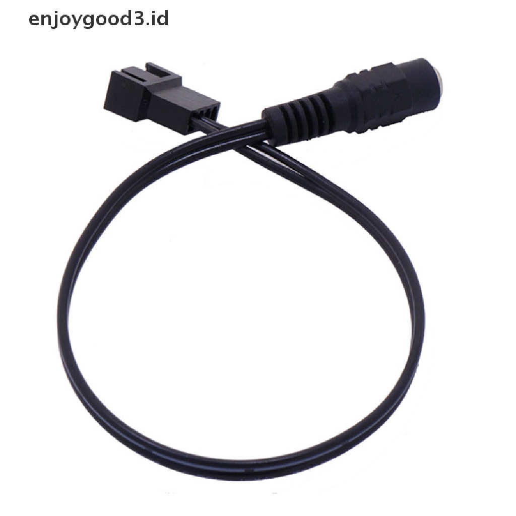 (Id) Kabel Adapter Router Kipas Dc 5521 Ke 4pin Pwm 12v Bahan Tembaga Untuk Komputer