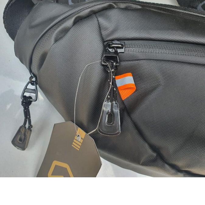 MALL TAS SELEMPANG PRIA ANTI AIR DISTRO BAHAN PREMIUM / WAISTBAG WATERPROOF gas 