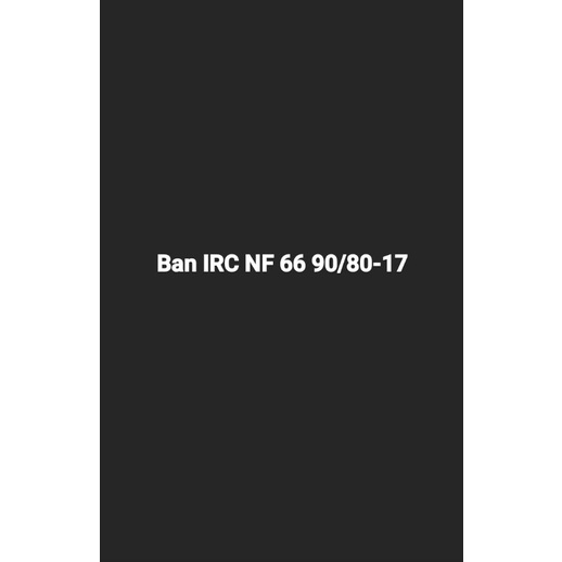 Ban IRC NF 66 TL 90/80 - 17