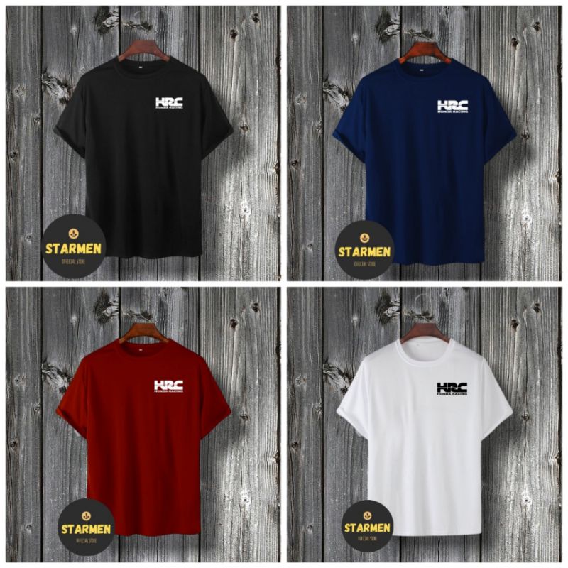 Kaos Distro Unisex HRC HONDA Katun Combed 30s/ sablon polyflex/polyflex premium / Pakaian Pria Wanita Atasan Cowok Cewek /kaos kekinian/ kaos viral/ tshirt tumbrl tee basic/ Kaos kata kata / kaus / kaus oblong oversize kaos murah best seller ready