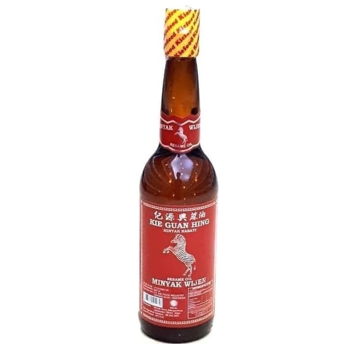 

Minyak wijen halal cap Kuda Zebra Kie Guan Hing sesame oil 600 ml