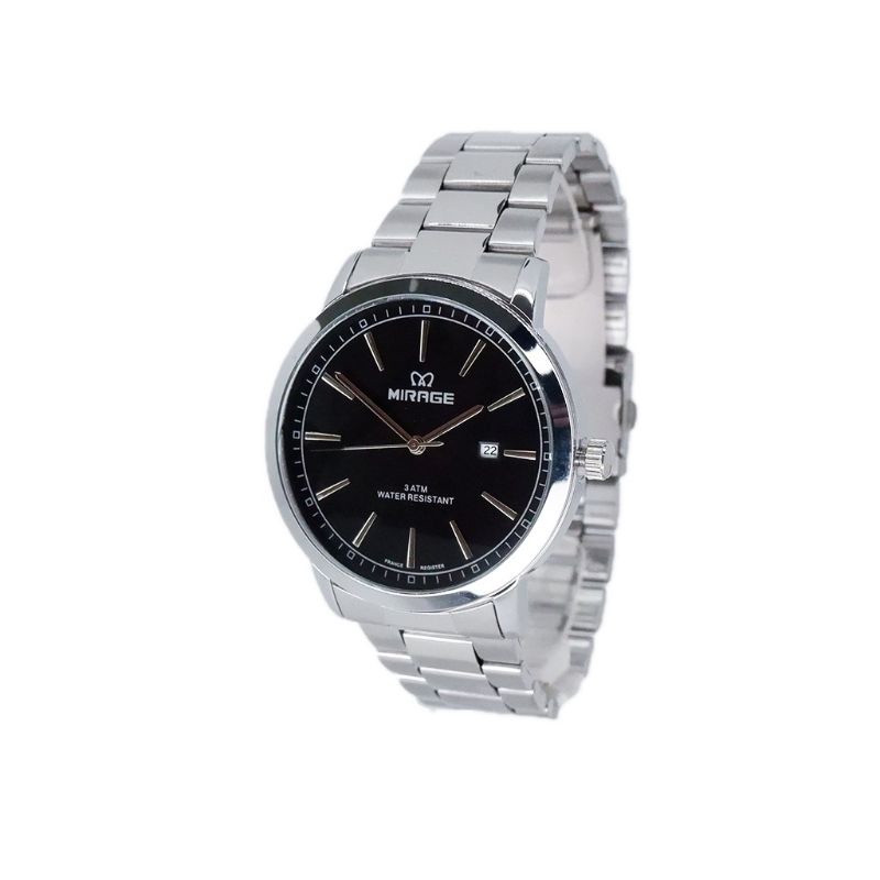 SS.id READY JAM TANGAN MIRAGE ORIGINAL TALI RANTAI SILVER.