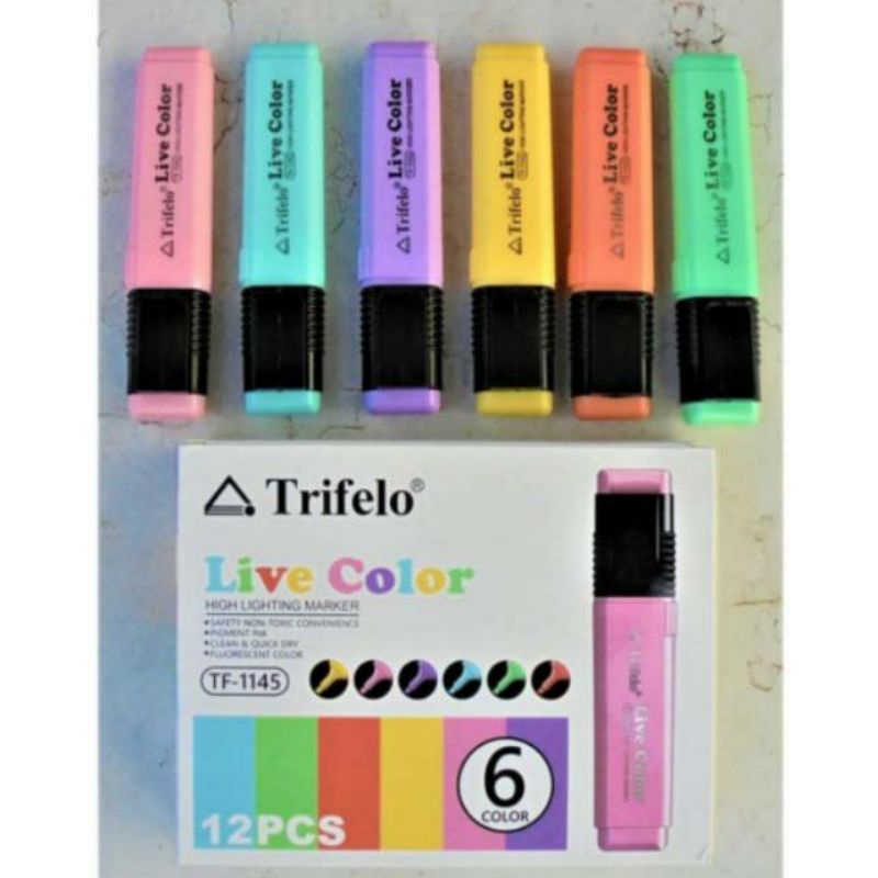 

Stabilo / Highlighter 6 colorTipe : TF-1145