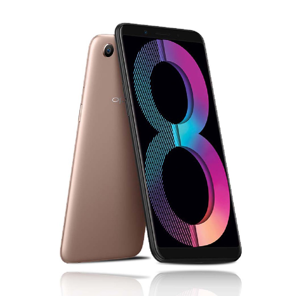 OPPO A83 SMARTPHONE 2GB/16GB Gold Face Unlock (Garansi Resmi OPPO,Cicilan 0%, Gratis Ongkir)