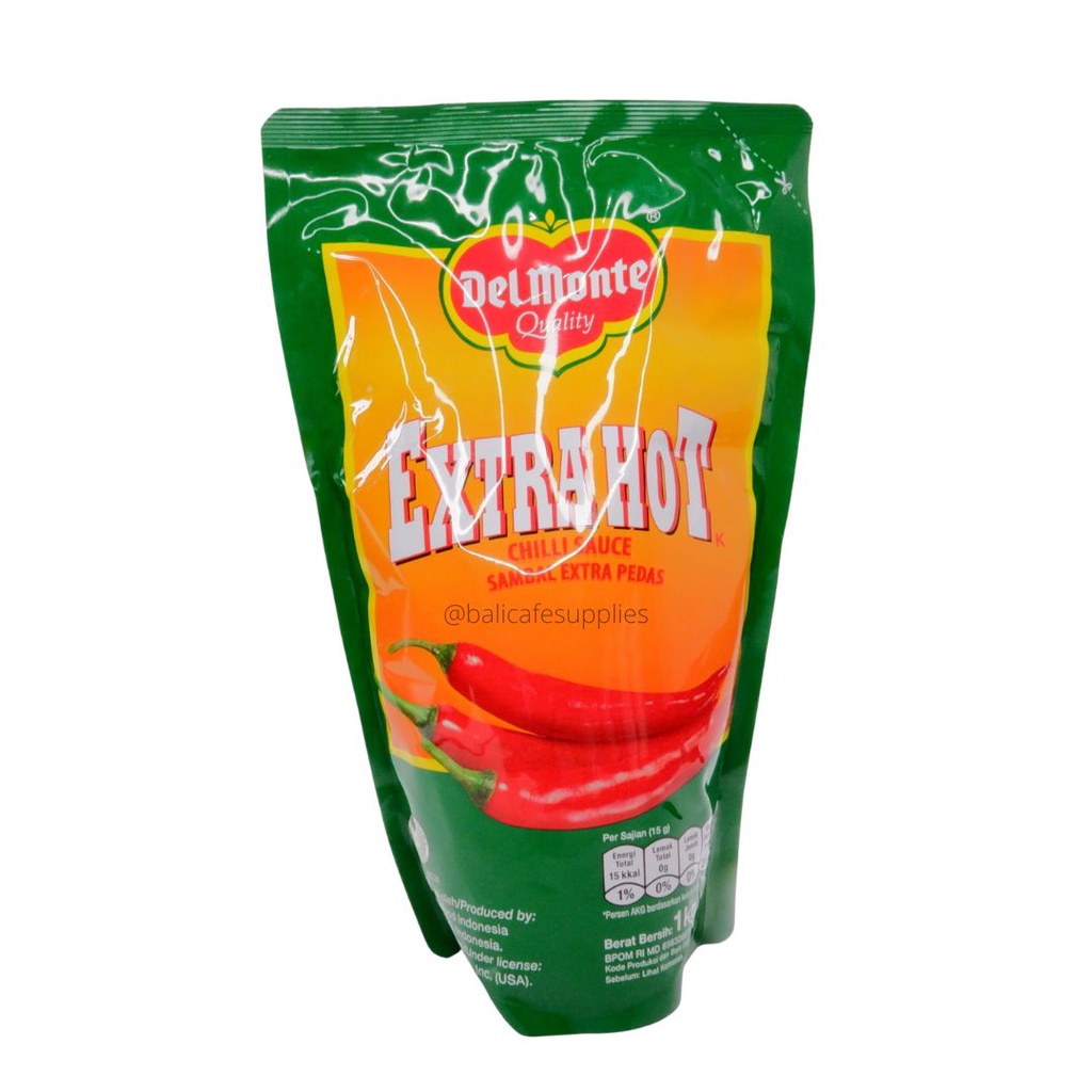 

Delmonte Sambal Extra Hot Pouch 1kg - Sambal Extra Pedas