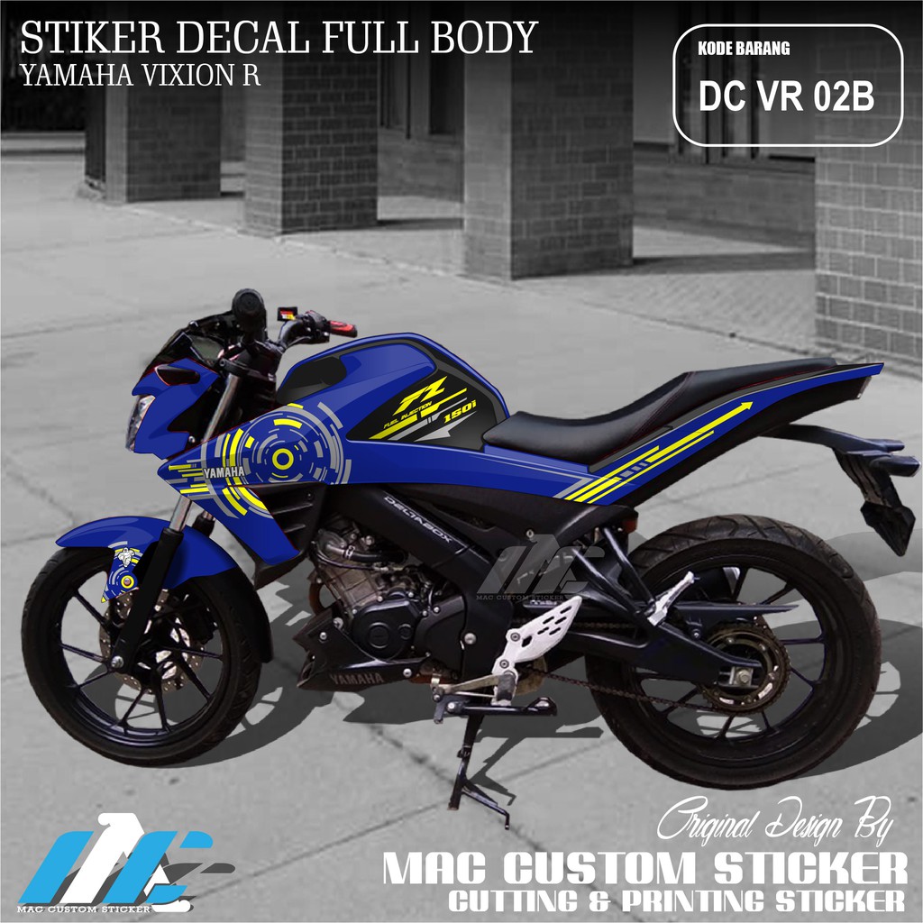 Sticker Decal Full Blok Vixion R Dc Vr 02 Shopee Indonesia