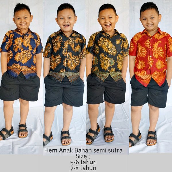 ATASAN BATIK ANAK LUCU