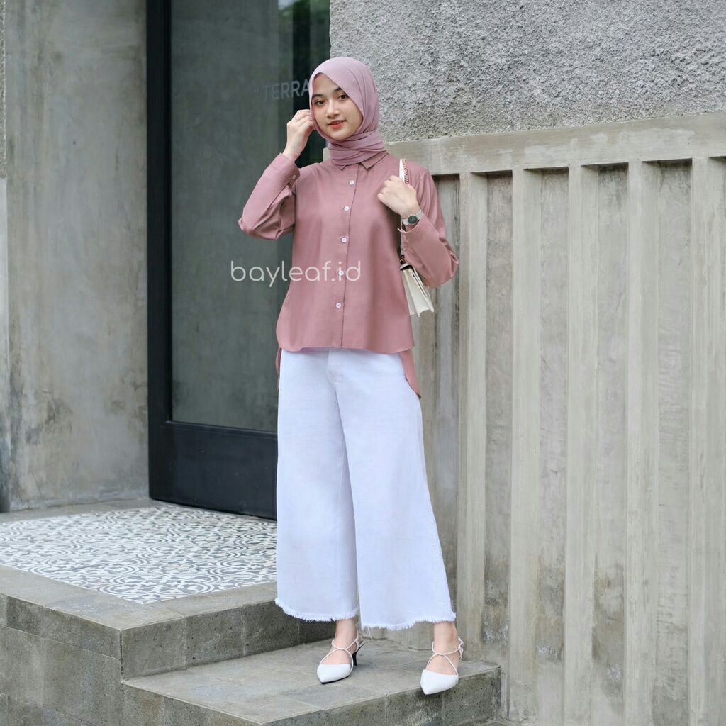 READY  KEMEJA LEA ORIGINAL BAYLEAF.ID UKURAN STANDAR