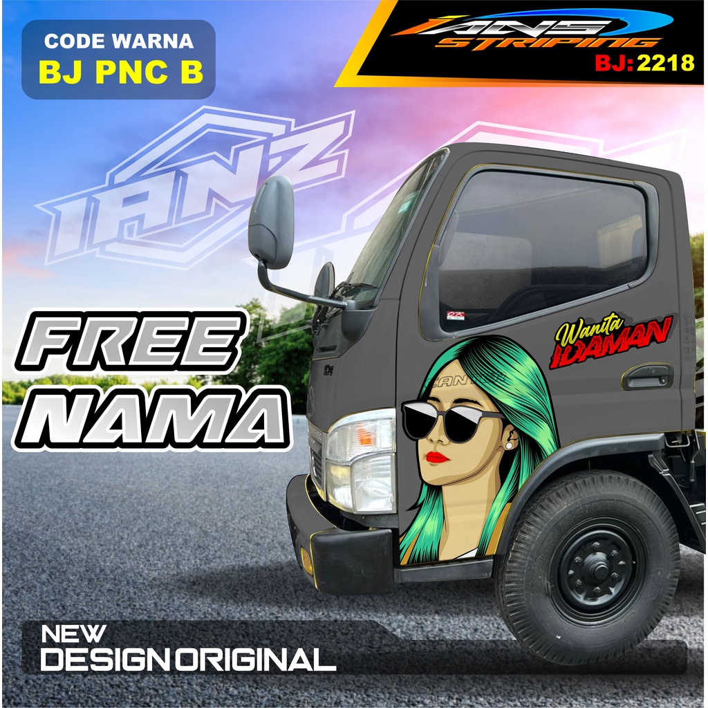 VARIASI STICKER PINTU TRUK FUSO RAGASA / DECAL PINTU DUMTRUK  / STIKER MOBIL TRUK / STIKER PINTU TRUK KEREN