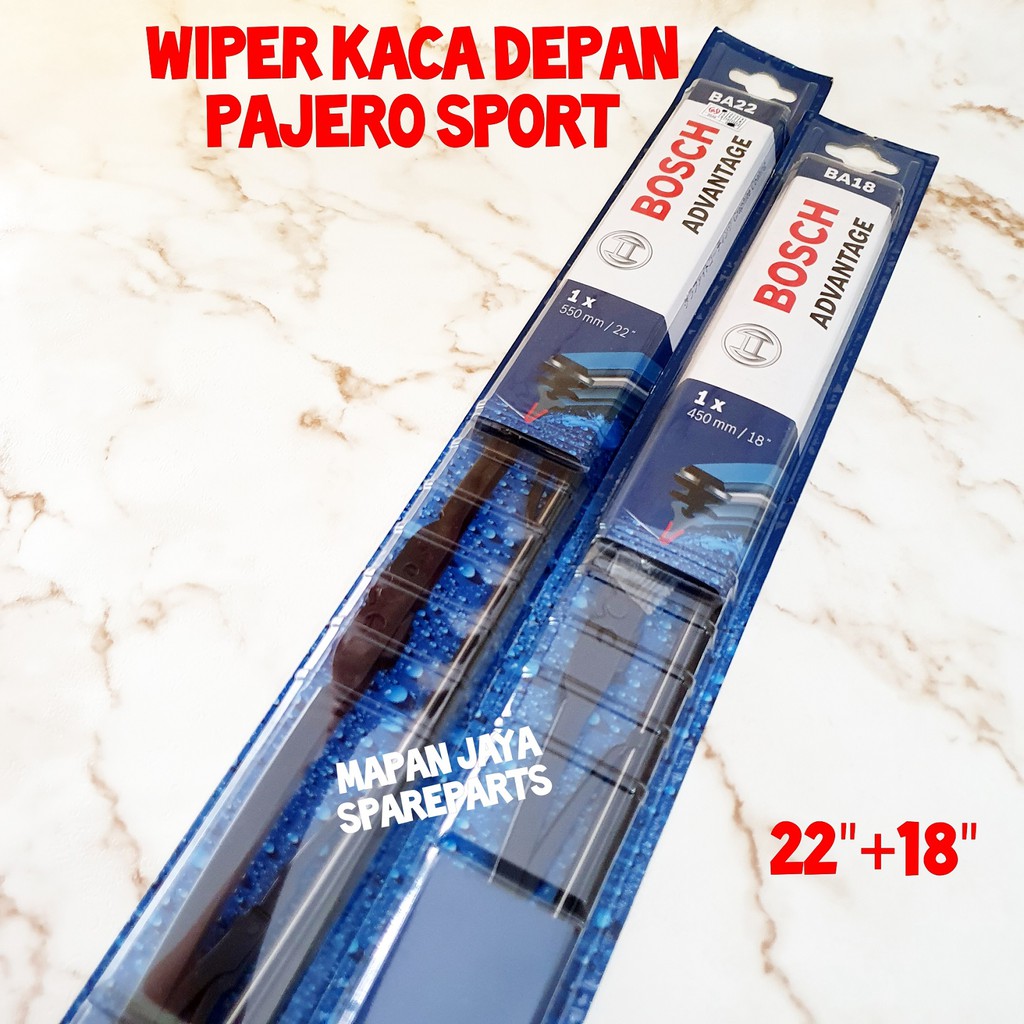 BOSCH WIPER KACA DEPAN - PAJERO SPORT 2013-2017 (ORI)