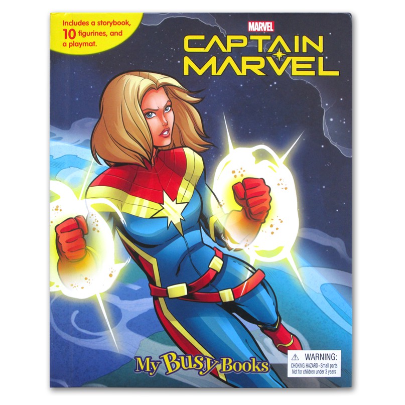 My Busy Book Marvel Captain Marvel includes a Storybook