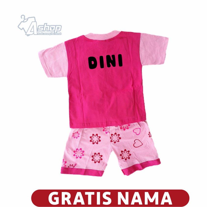 Baju Anak Setelan Minnie Warna Pink