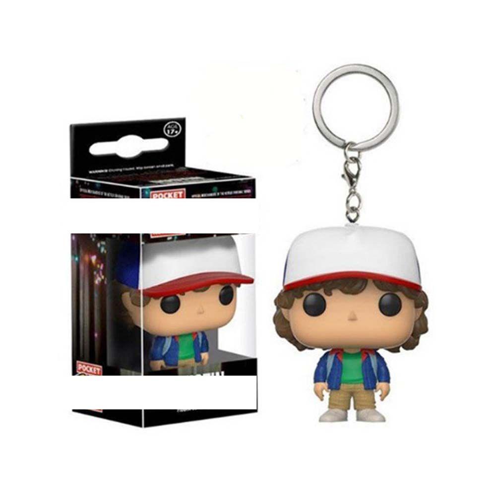 [Elegan] Stranger Things Hadiah Natal 5cm FUNKO POP Animasi Peripheral Liontin Mainan Anime Gantungan Kunci