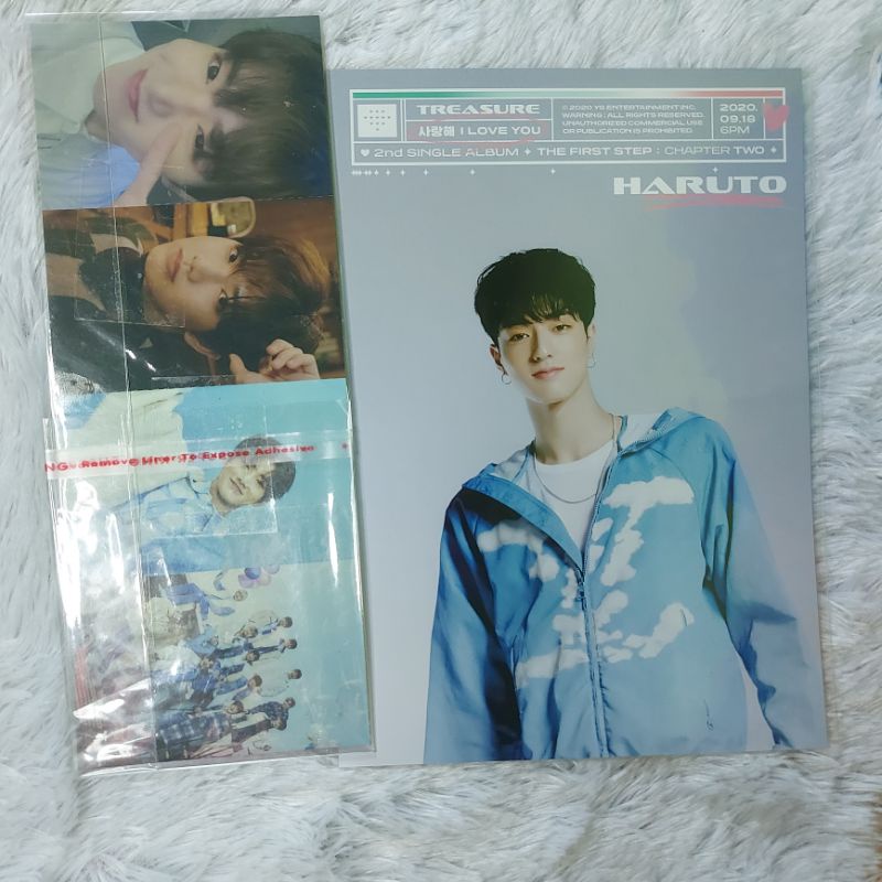 Flyer haruto chapter 2 benefit mumo treasure, yg select Full album junkyu