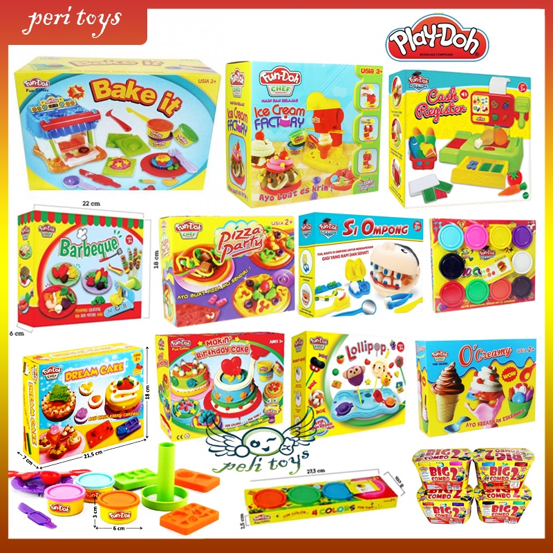 Fun Doh Mainan lilin / Fun doh big combo/ fun doh refill