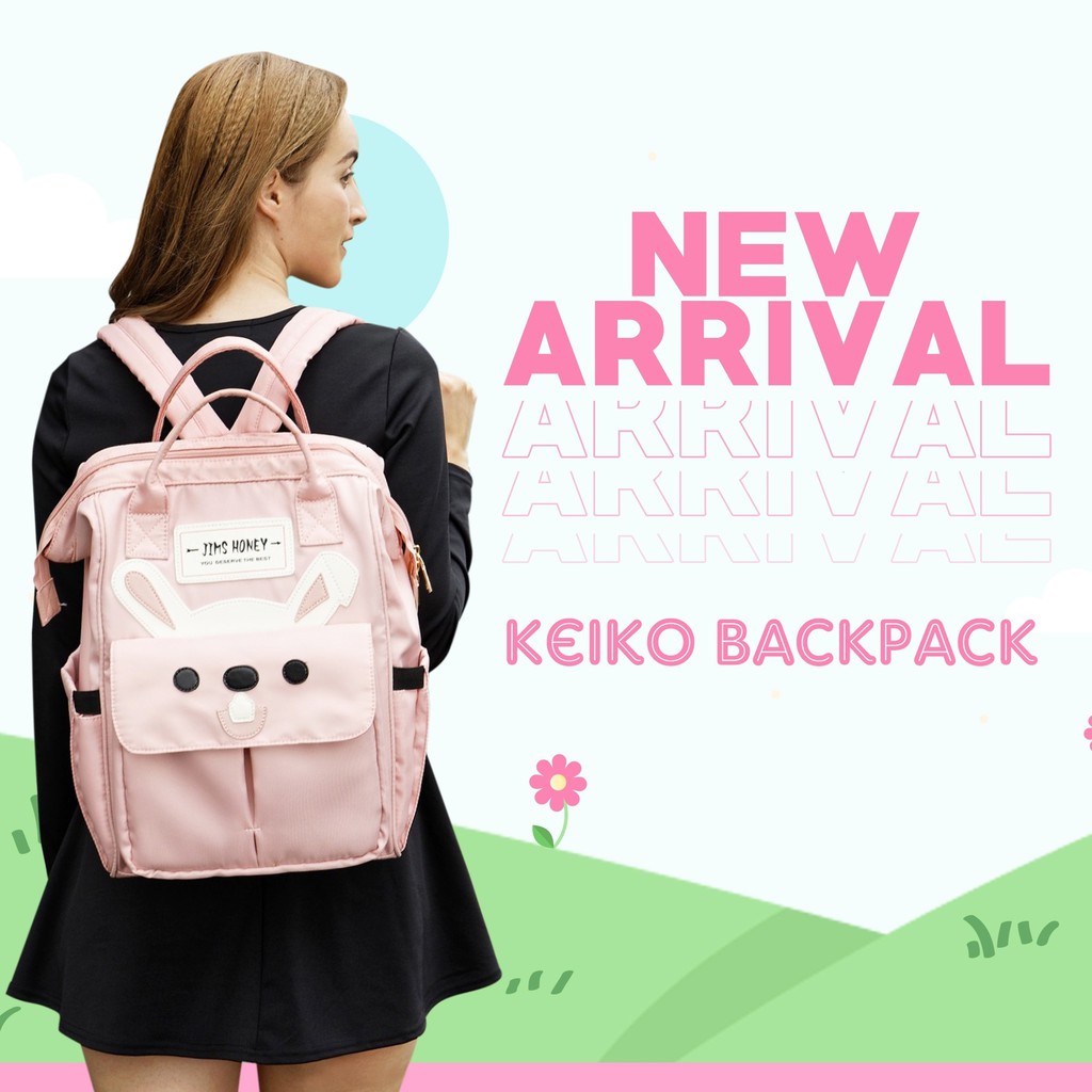  TAS  RANSEL  BAYI ANAK KEIKO BACKPACK JIMS HONEY FASHION 