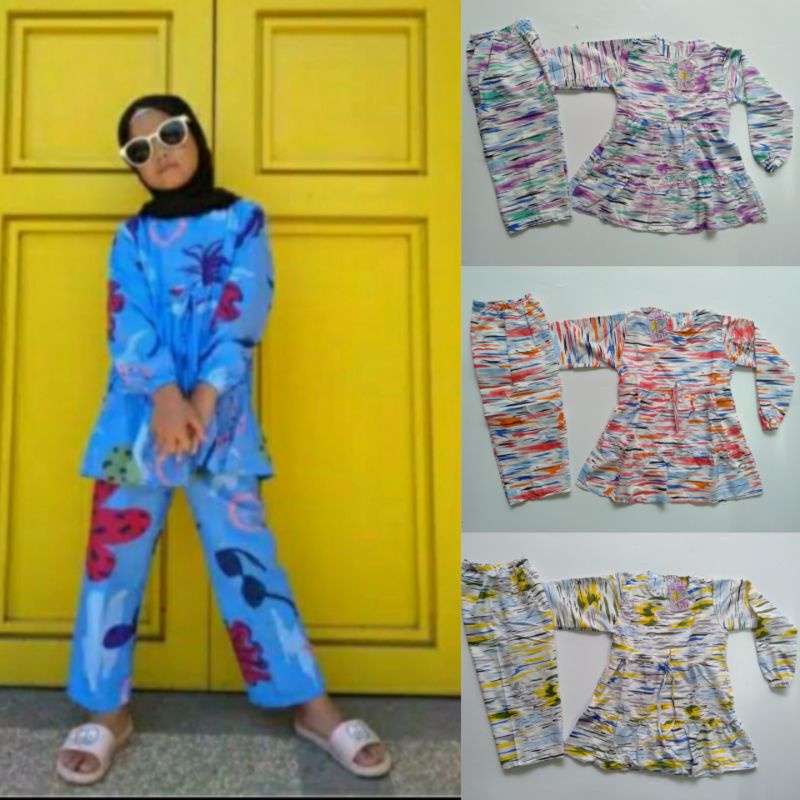 (COD) Set Kaktus Anak 2-8 th (Pilih Warna)