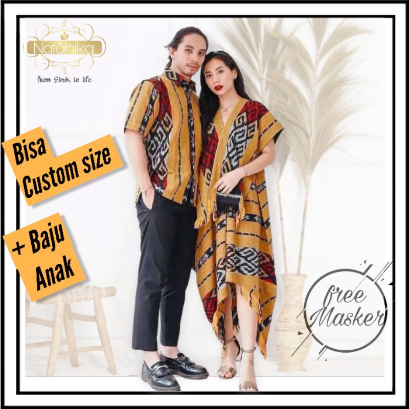 Tenun Couple - Baju Tenun Couple, CoupleTenun, Couple Etnik Prewedding, Pasangan Kondangan, Jepara