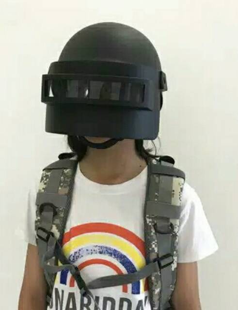 [Promo] Mainan Helm PUBG Battleground FF LEVEL 3