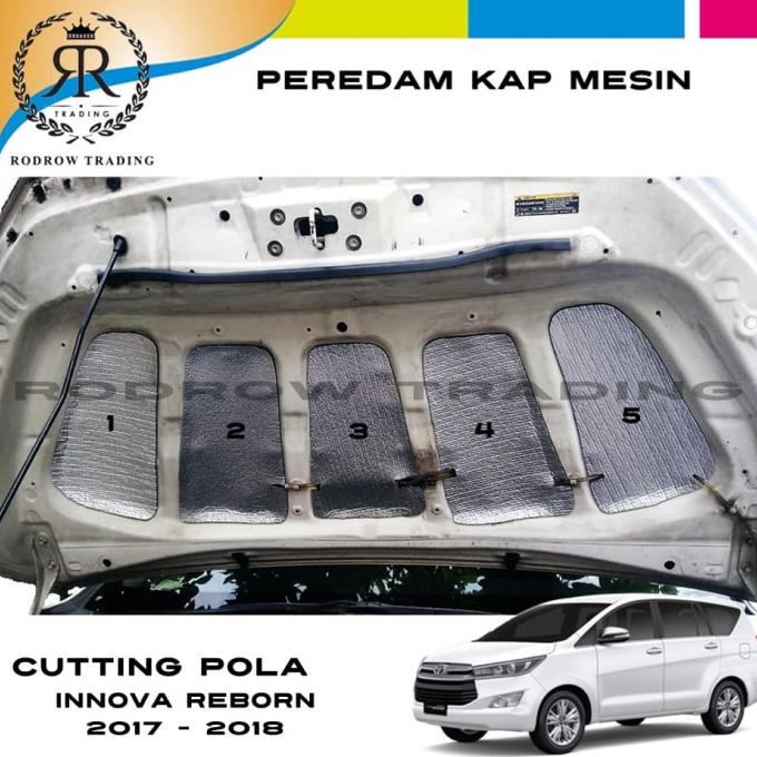 Peredam Kap Mesin Mobil Innova Reborn / Cutting Pola Peredam Panas