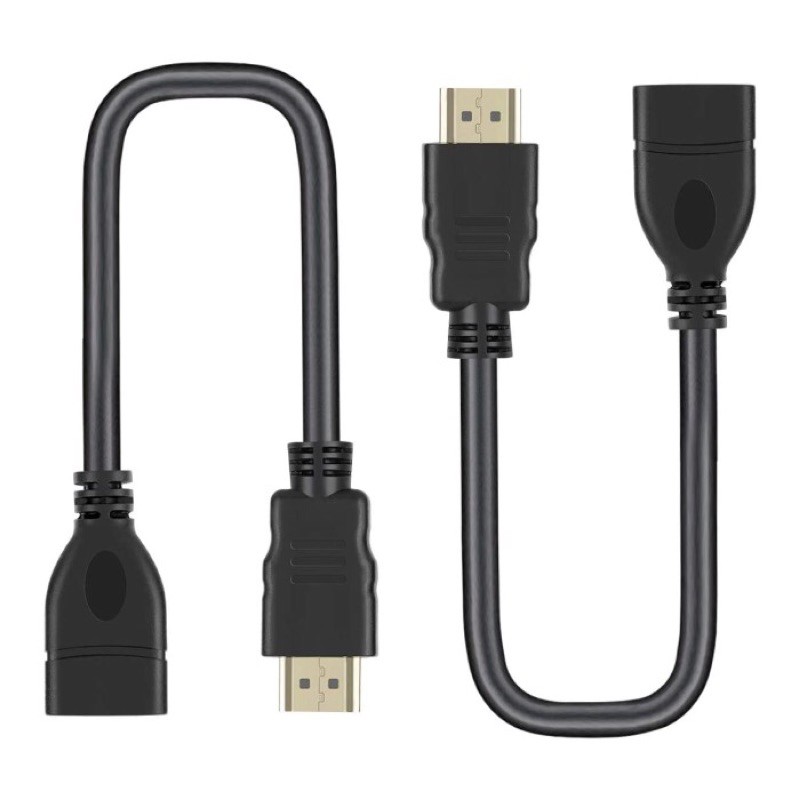 Kabel extension hdmi male to female- kabel perpanjangan penyambung hdmi 25 cm