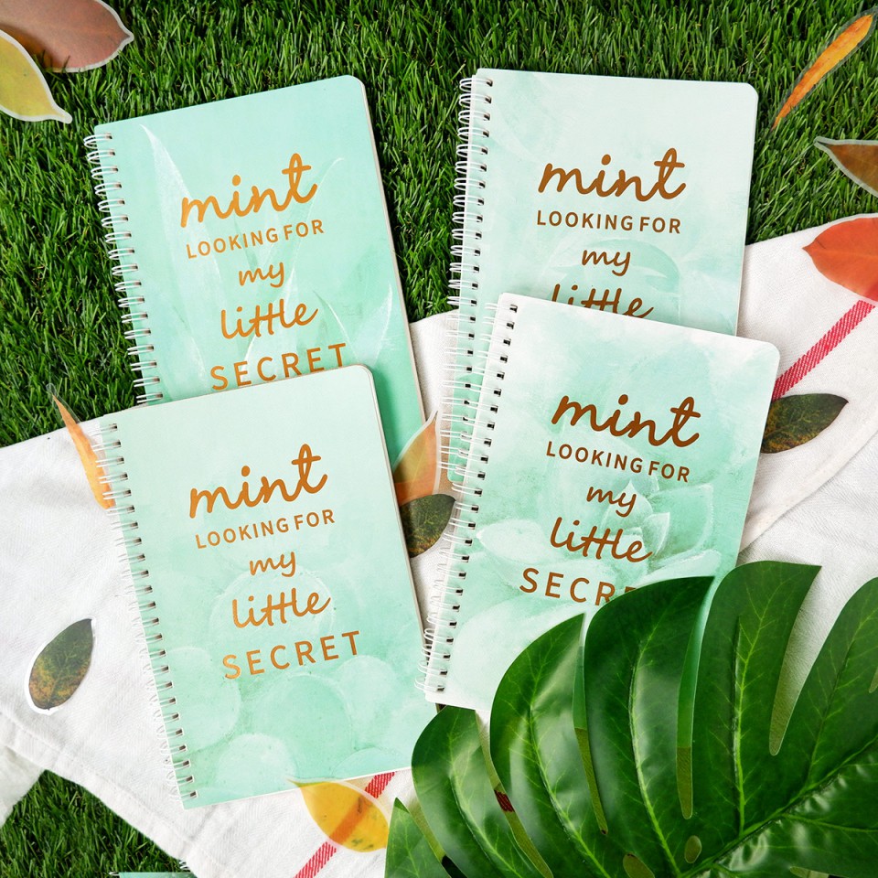 

Mint Forest Spiral Ruled Notebook / Buku Tulis