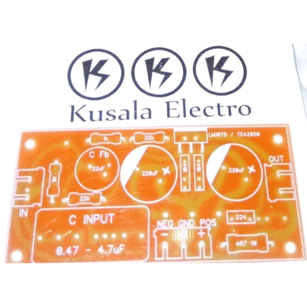 PCB LM1875 mono / Gainclone LM1875 mono / TDA2050 mono