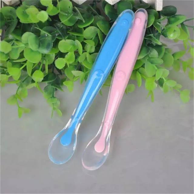 Sendok Silicone Sendok Makan Bayi BPA Free Import Safety Spoon Baby Spoon Sendok Makan Bayi