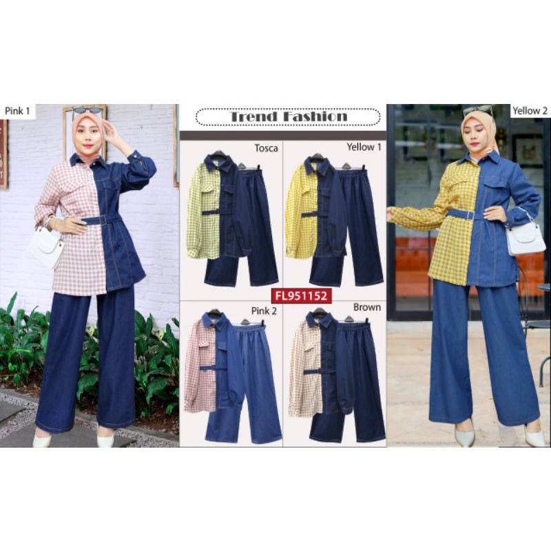 SETELAN CELANA EXTU / FASHION MUSLIM HIJAB / SETELAN CELANA FASHION MURAH IMPORT