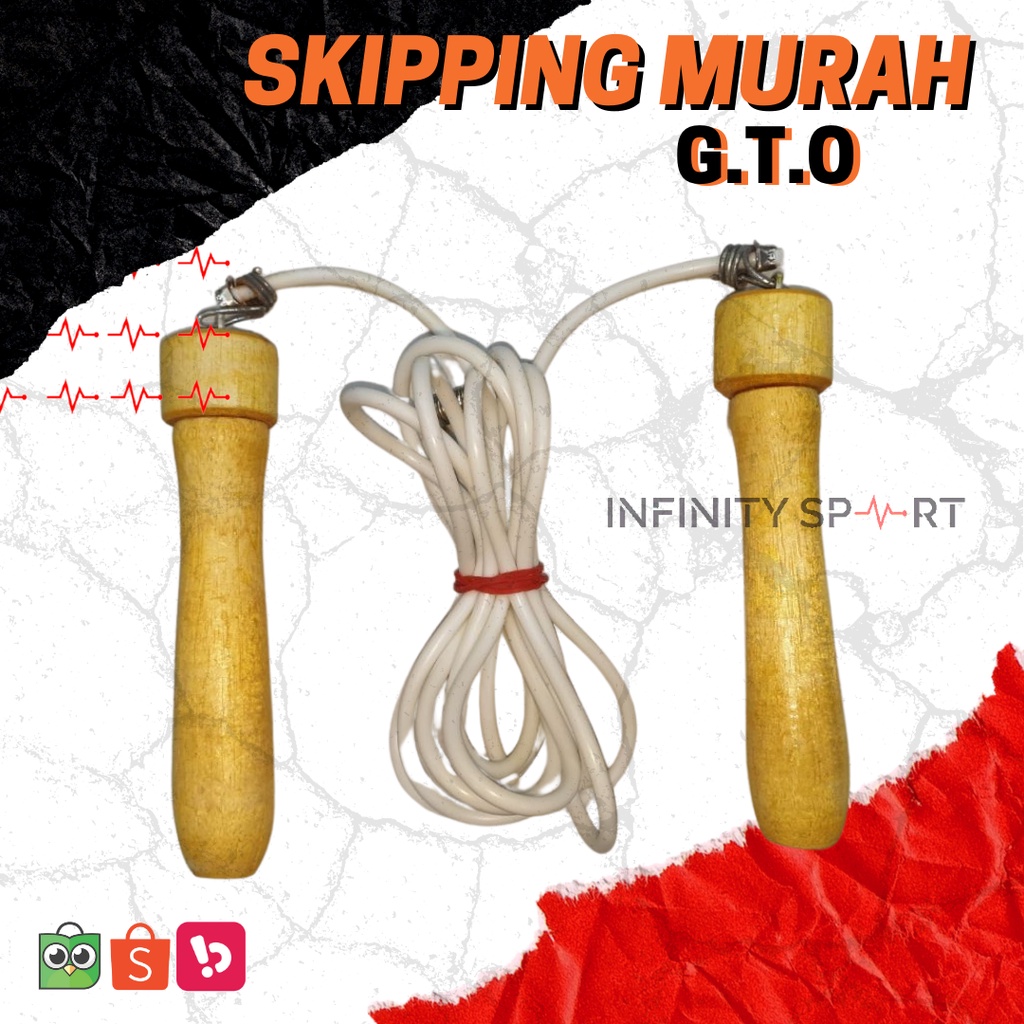 Lompat Tali / Skipping / Jumping Rope GTO murah