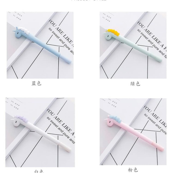 

Limited Pulpen Gel Unik / Pen Gel Unicorn Warna Warni 6Th Edition Terlaris