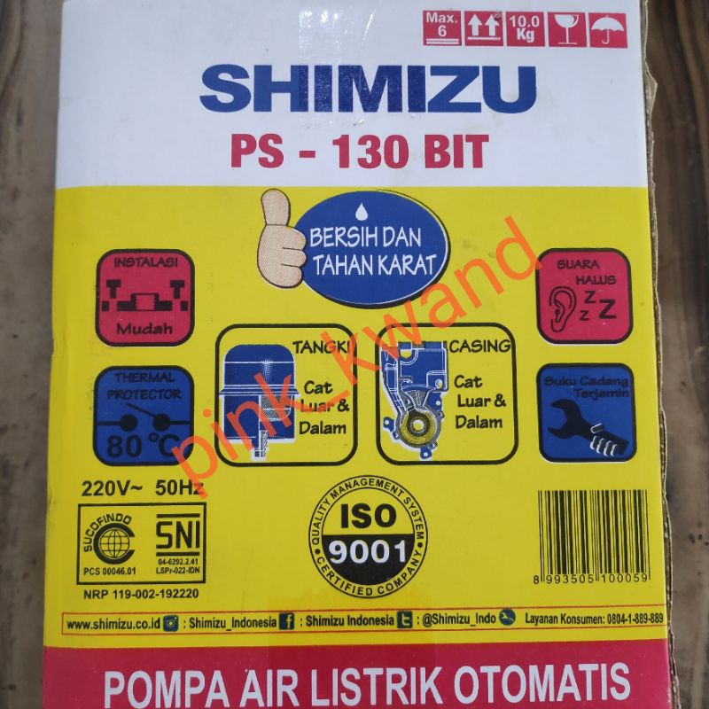 pompa air ps 130 bit shimizu