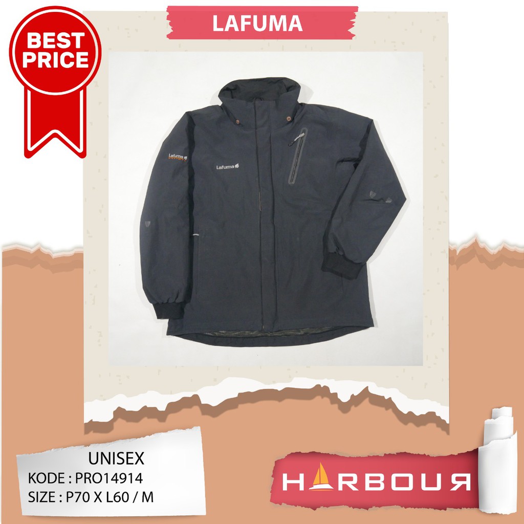 LAFUMA GORETEX Jaket Gunung Outdoor Second Original Waterproof Windproof PRO14914