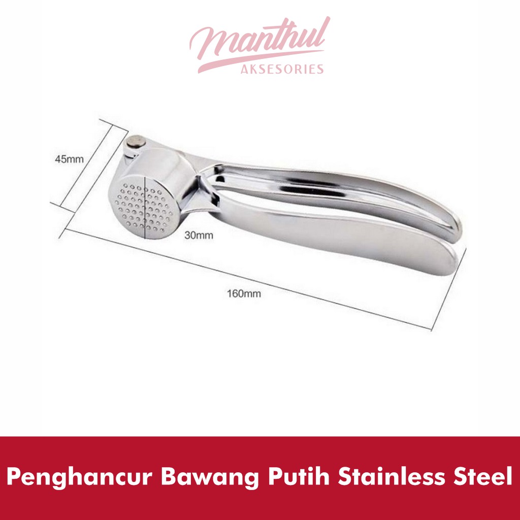 Penghancur Bawang Putih Stainless Steel