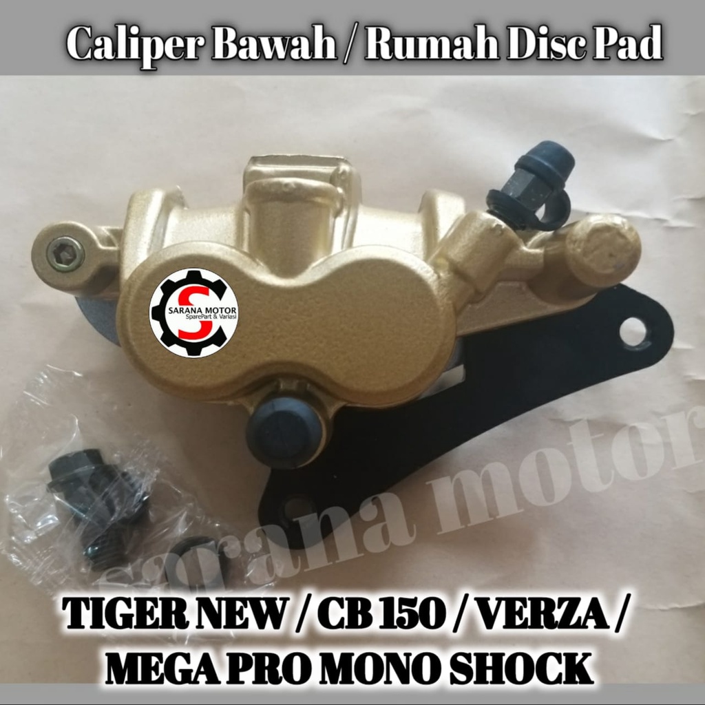 Master Rem Bawah Rumah Discpad Dispad Caliper Kaliper Depan VERZA TIGER NEW MP MEGAPRO MEGA PRO MONO