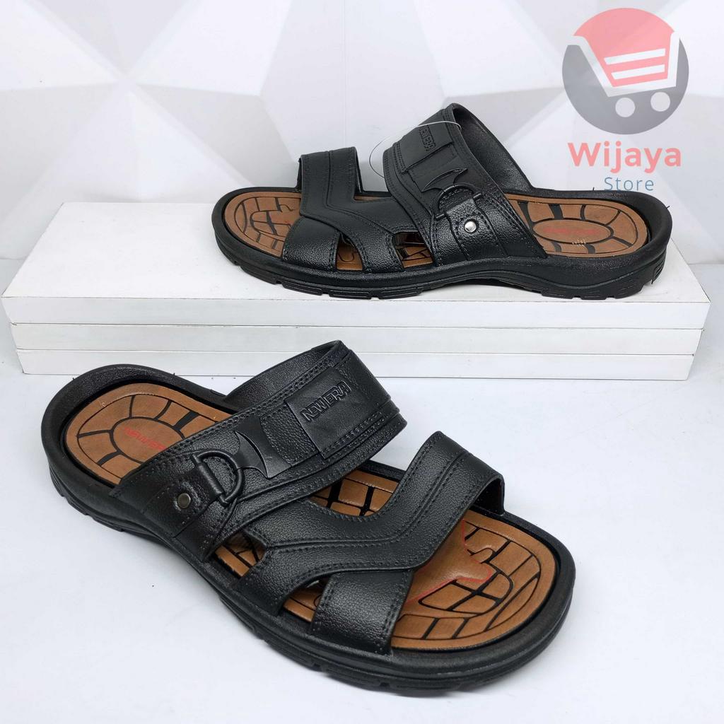 Sandal Slop Pria New Era MB 8034 Sendal Selop Karet Cowok Laki-Laki Kenyamanan dan Gaya untuk Setiap Hari