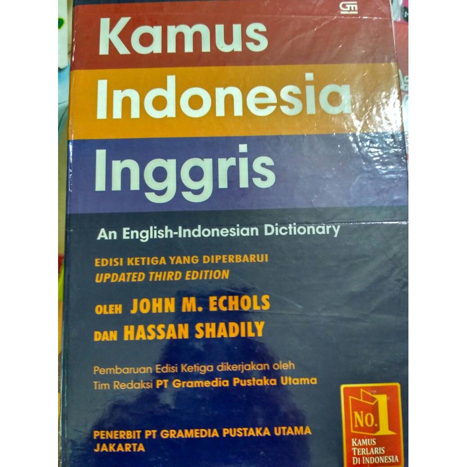 Kamus Indonesia Inggris John M Echols Hassan Shadily