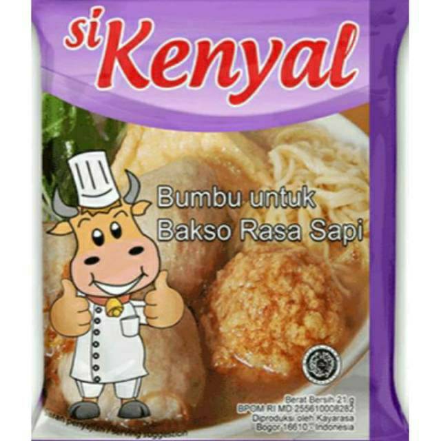 

SiKenyal Penyedap Rasa Bakso 21 gram ( isi 10 bks )