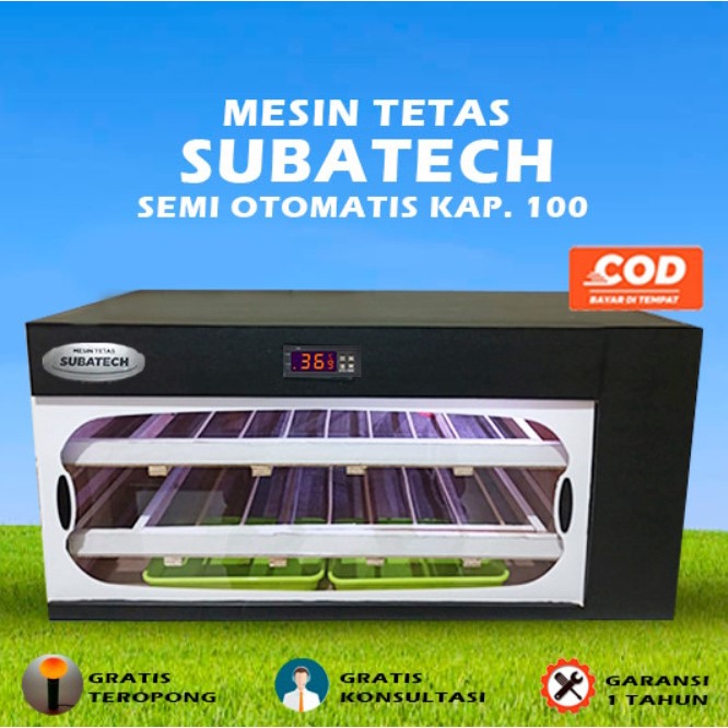 SUBATECH RG 100 Mesin Tetas Telur Full Otomatis Penetas