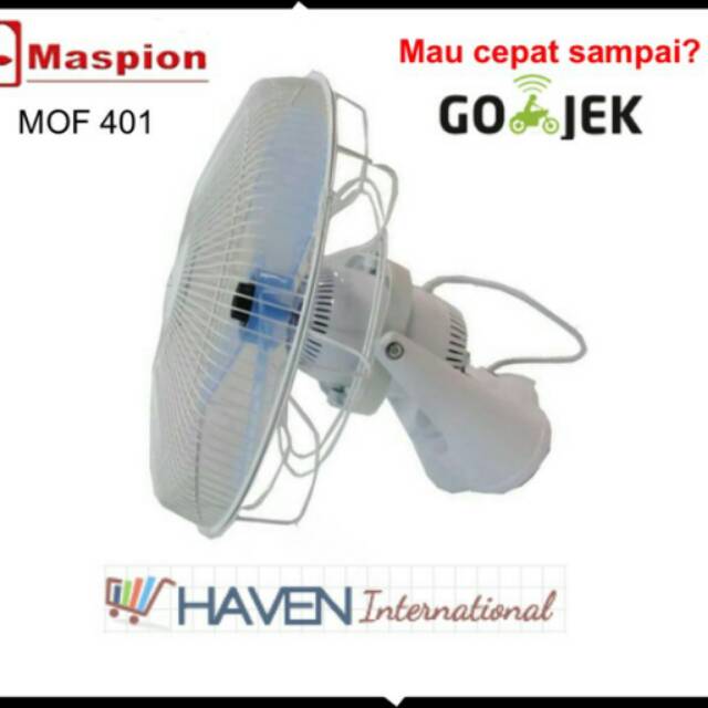 KIPAS ANGIN PLAFON MASPION/AUTO FAN MASPION MOF 401