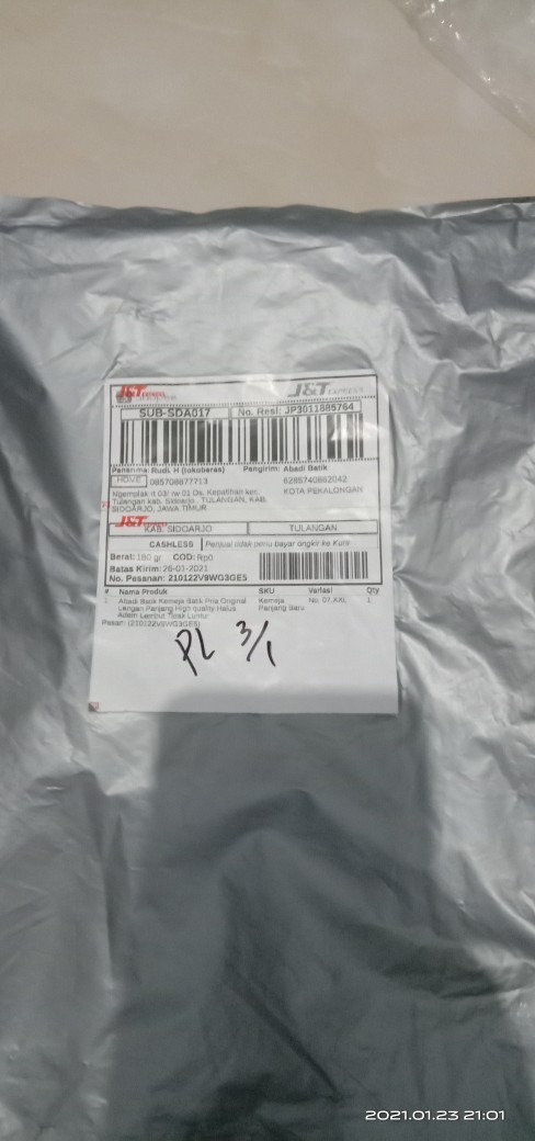 Abadi Batik Kemeja Batik Pria Original Lengan Panjang High Quality Halus Adem Lembut Tidak Luntur