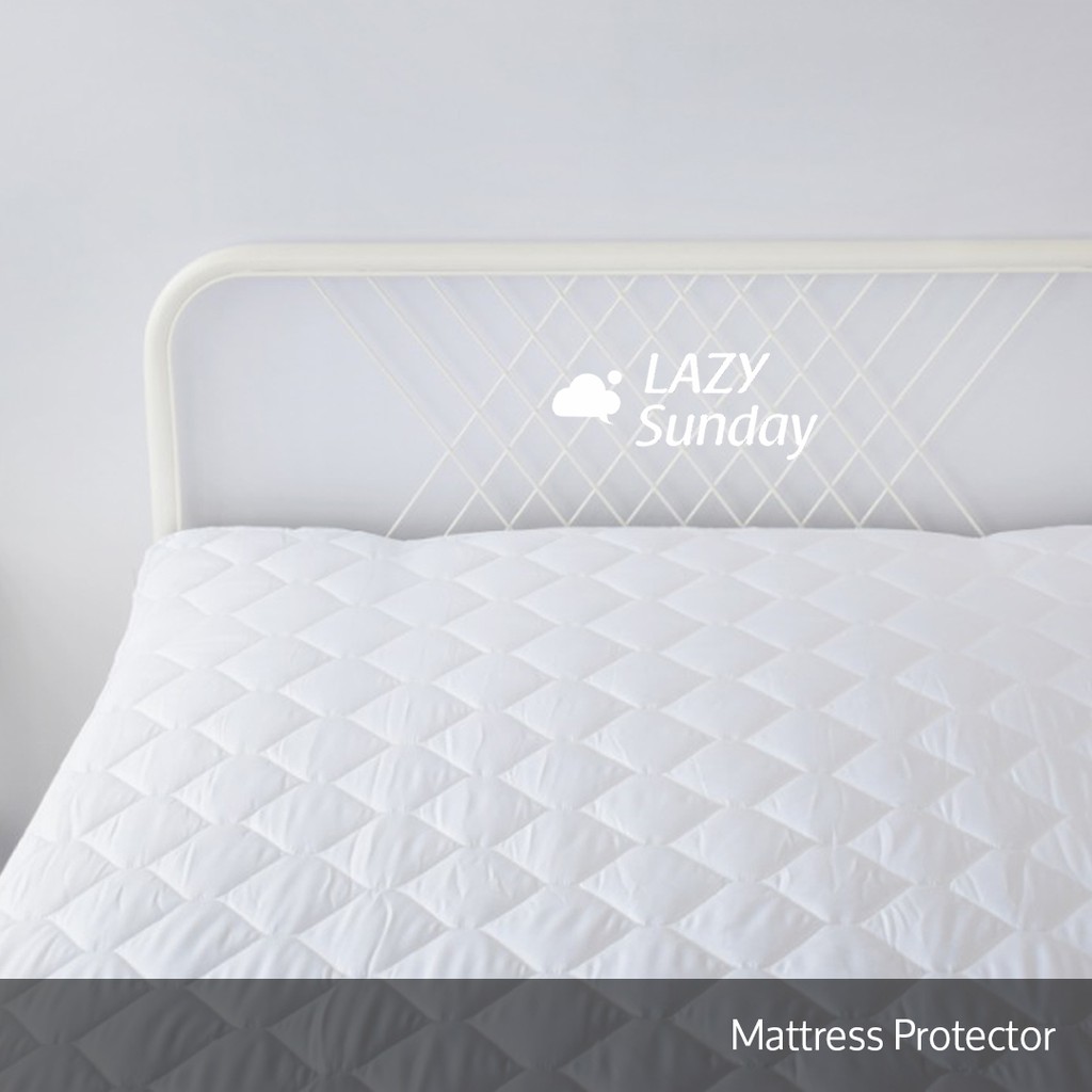 Pelindung Matras Kasur / Mattress Protector / Mattress Topper Microfiber Goose Feel - LAZY Sunday