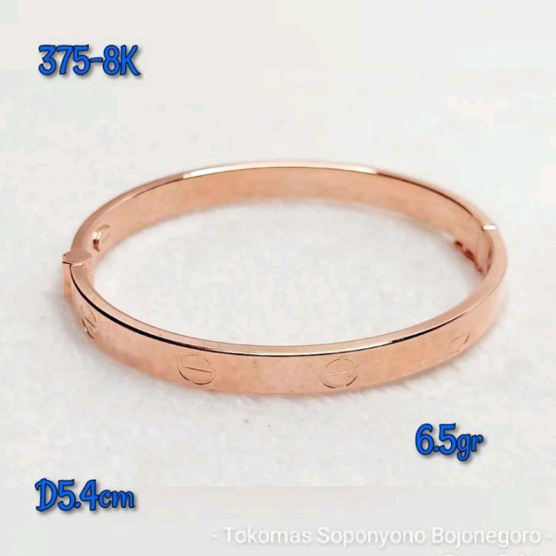 GELANG FASHION DESIGNER 375-8k ROSE GOLD