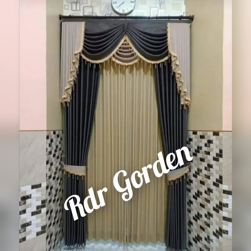 Tirai Pintu Manik manik Gorden Jendela Hordeng Poni Tirai Ruang Tamu