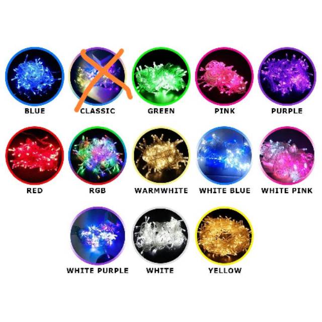 Lampu Tumbler 50 LED 10 Meter